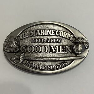 U.S. Marine Corps “Need A Few Good Men”Vintage Belt Buckle